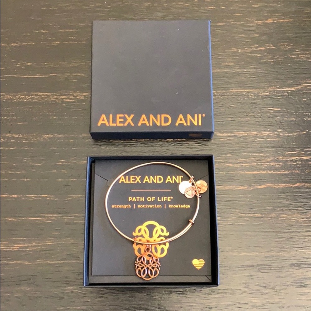 Like New Alex & Ani Path of Life Rose Gold